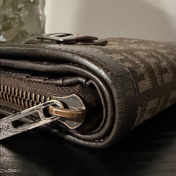 Fendi Monogram Brown and Tan Wallet - Picture 10 of 14